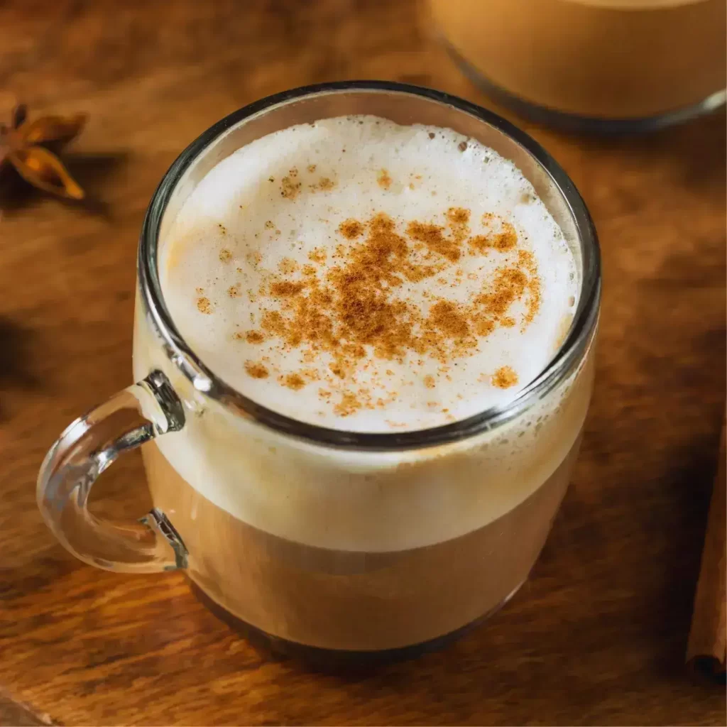 Cinnamon Latte listed on Special Menu